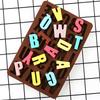 English Letter Silicone Molds Plaster Number Candle Molds Concrete Capital Letter Molds Lowercase Letters Digital Clay Mold Grey