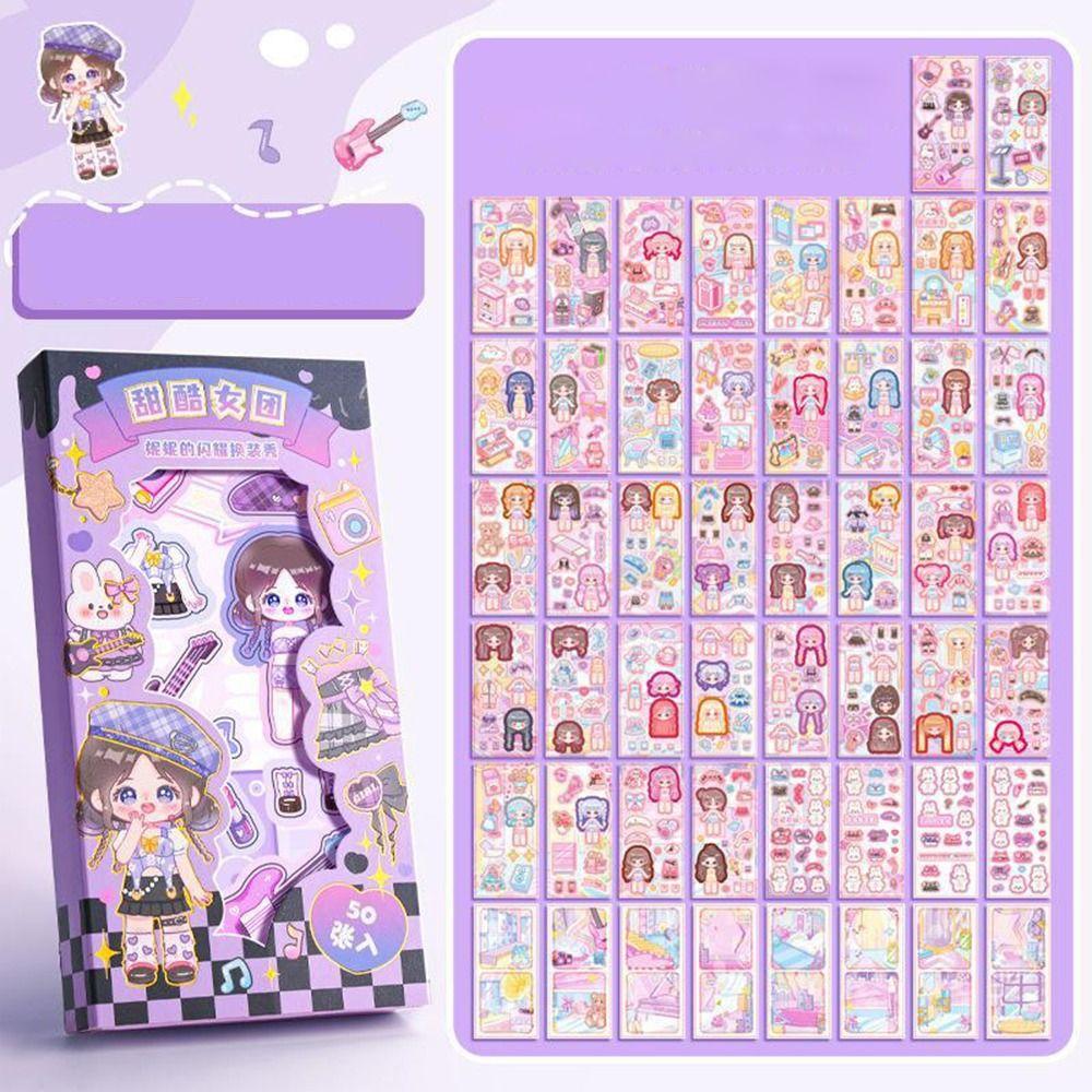 Раннее образование Наряд для переодевания маленькой девочки Наклейки Канцелярская наклейка Студент