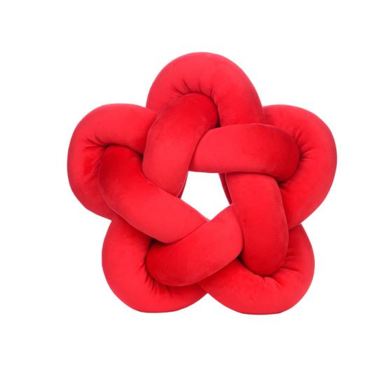 Декоративная подушка Four Seasons, снижающая стресс, эластичная, практичная INS, вязаный узел, звездообразная подушка для спинки дивана для офиса