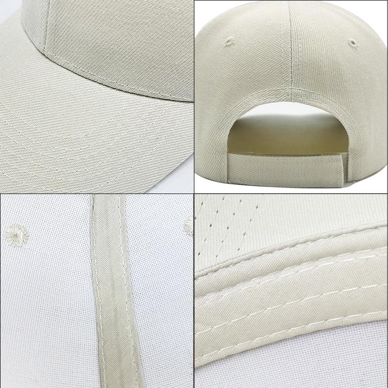 Summer Sun Protection Non-Collapsing Baseball Cap - Acrylic, Minimum Order 50 Pieces
