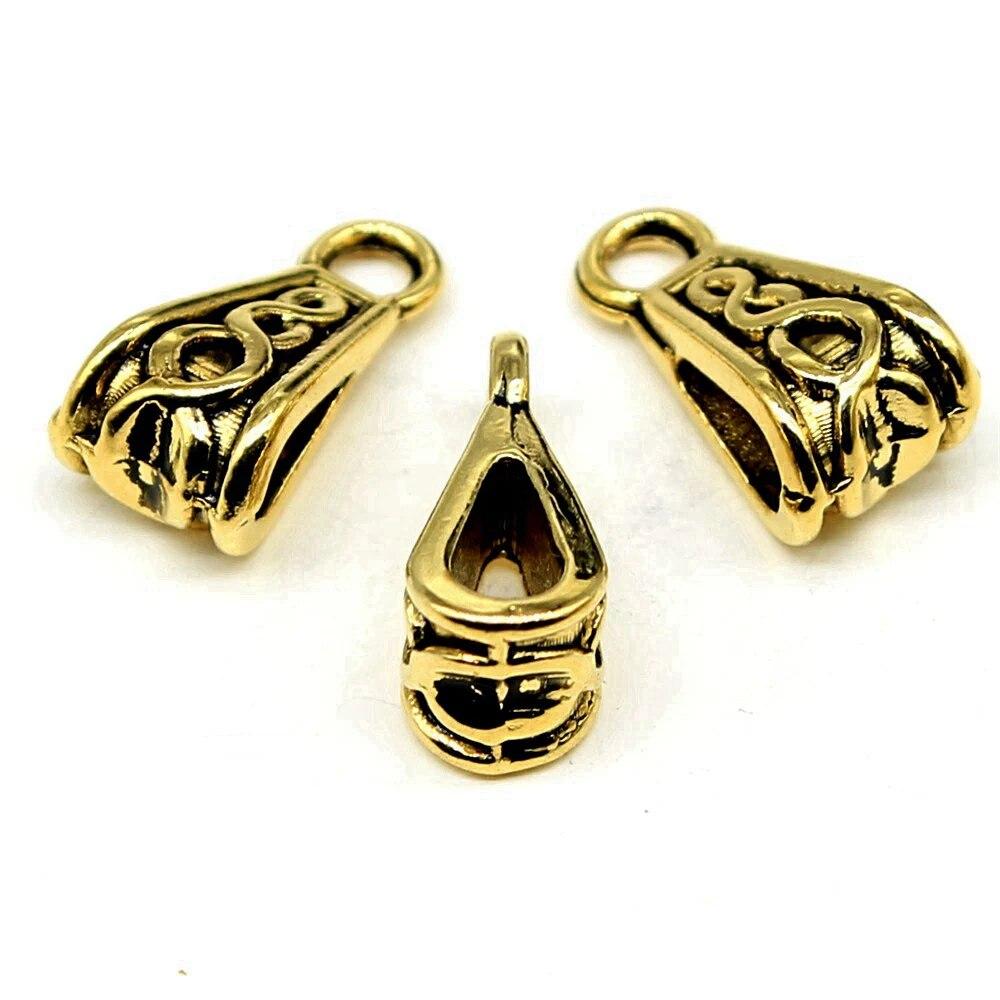 Декоративные металлические подвесные компоненты для головы с античной отделкой и бусинами для изготовления ювелирных изделий