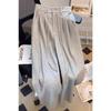 Narrow Version of Sports Pants Women In Spring Autumn New Straight High Waist Versatile Wide-leg Drooping Sweatpants