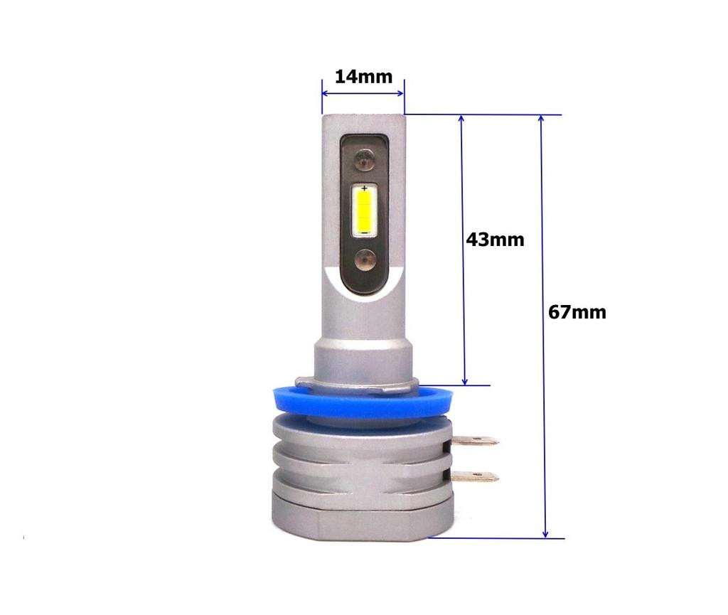 H11B LED Bulbs 9V-30V CANBUS CSP Kit New, Off-Road