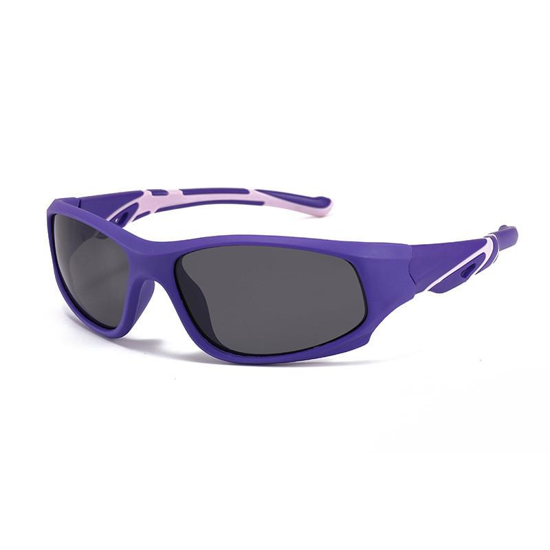 Fashionable Children's Sun Shades For Cycling With Polarized Tac Lenses Uv400 Protection S706