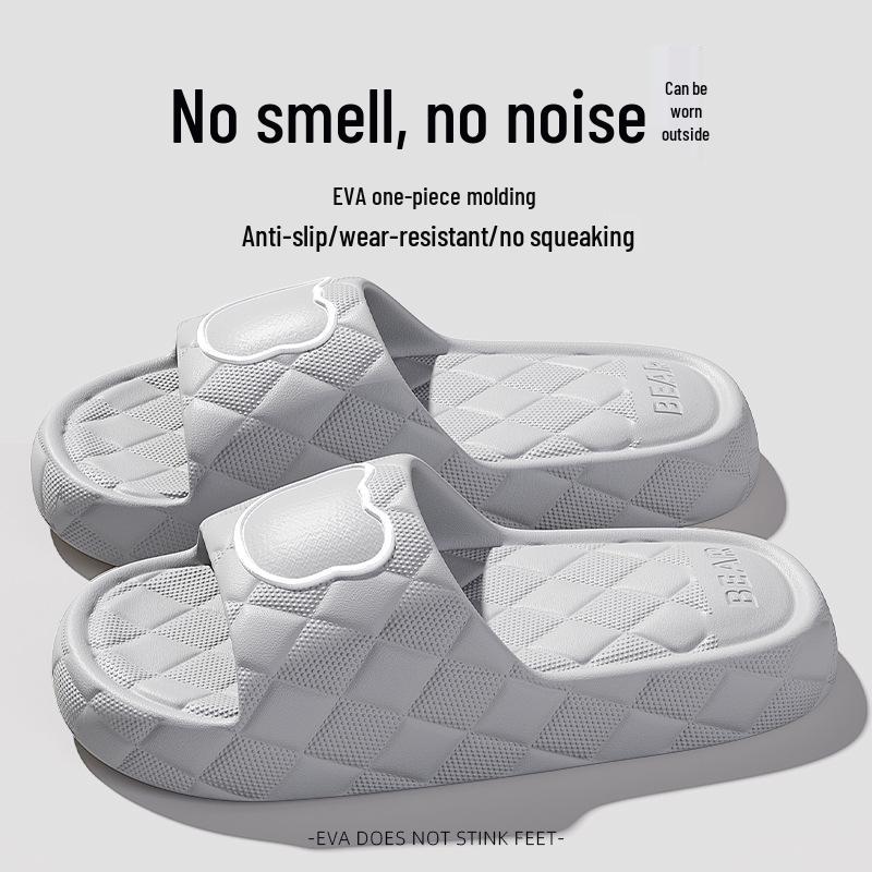 Нескользящие домашние тапочки из ЭВА для мужчин и женщин - Толстая подошва, Дезодорирующие летние шлепанцы