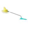 Feathers Waving Toy for Cat To Attach To a Shoe Blue