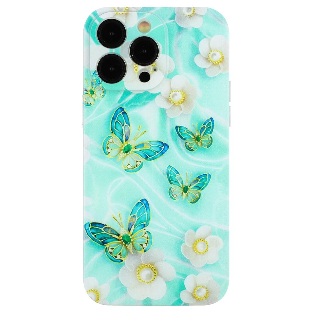 For iPhone 14 Pro Case Pattern Printing TPU Drop-proof Phone Cover