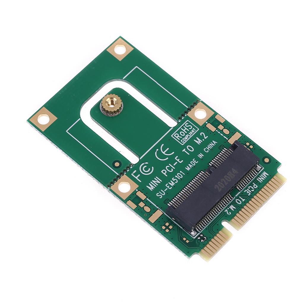 Mini PCI-E to for M.2 Adapter Card Converter PCIE WiFi Card NGFFF for Key E Interface Adapter for Laptop PC Computer