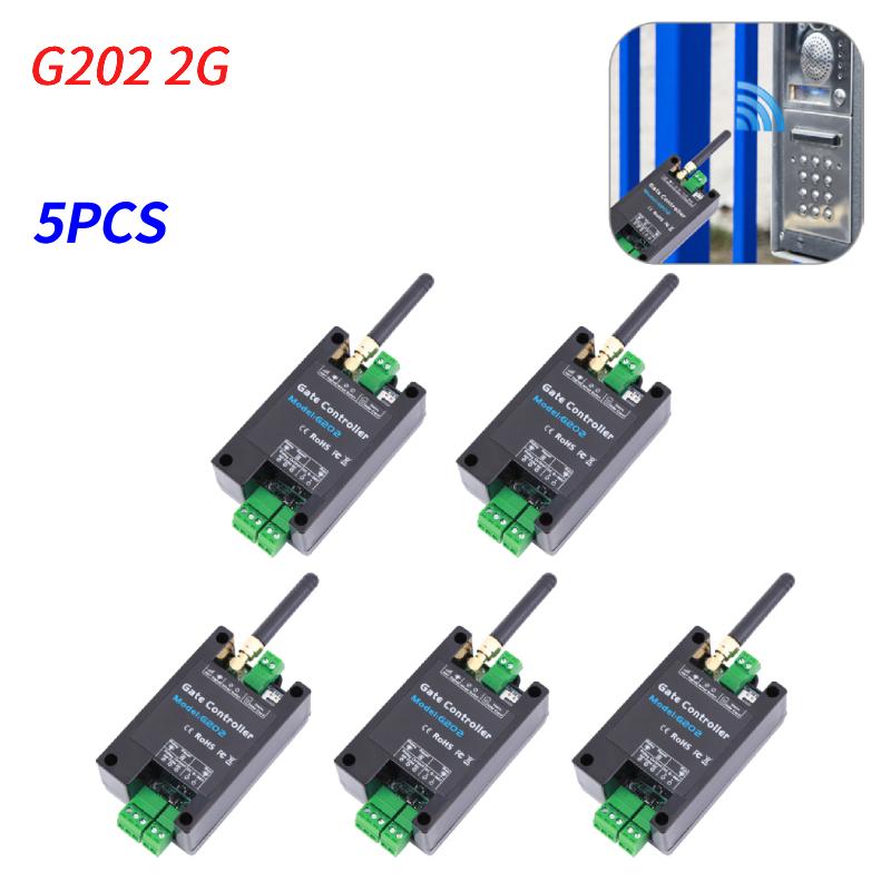 1-5 шт. GSM 2G 4G LTE Контроллер открывателя ворот G202 G201 SMS Дистанционное управление Реле-переключатель Беспроводной открыватель двери 850/900/1800/1900 МГц