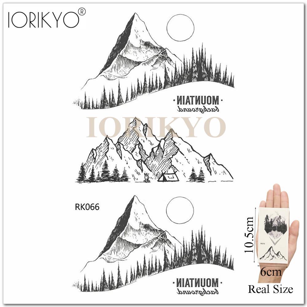 Временная геометрическая татуировка