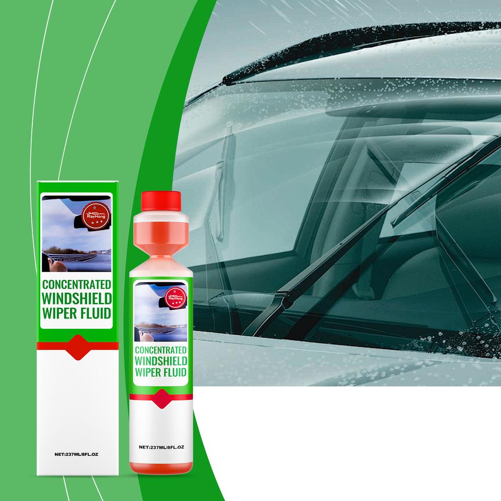 Rayhong Windshield Washer Fluid 237ml Concentrated Dirt Remover Fragrant Automotive Windscreens Glass Cleaner Car Cleaning Tools