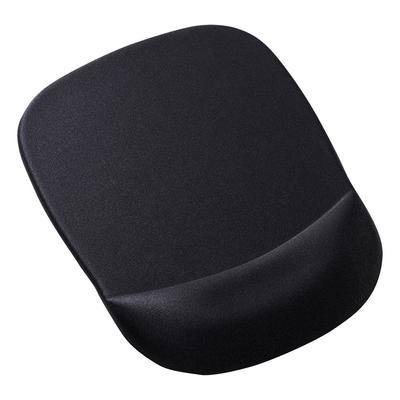 SANWA SUPPLY Коврик для мыши с подставкой для запястья из пены с памятью (черный)