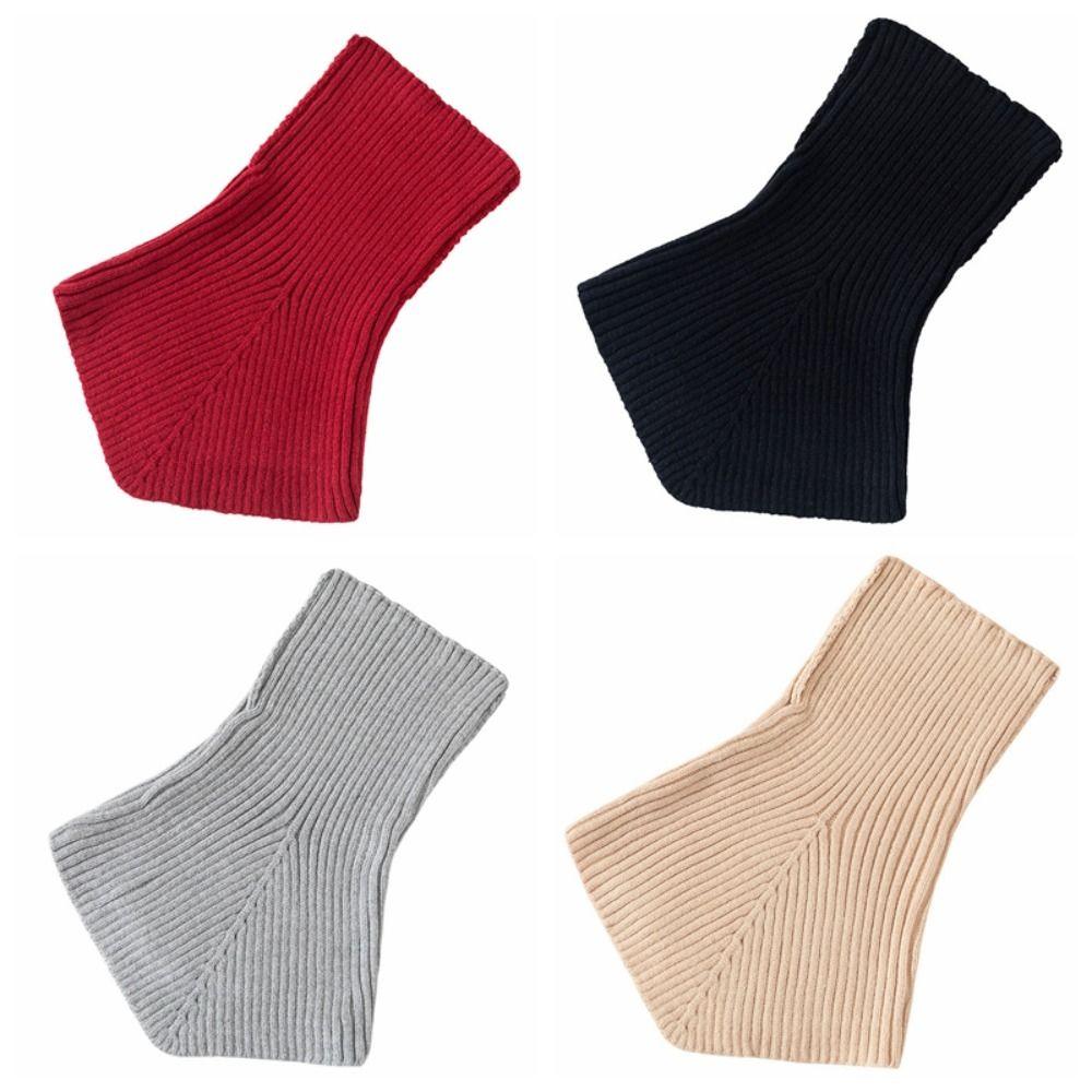 Аксессуары для украшения одежды Водолазка Ложный воротник Однотонный Шерстяной шарф Осень Зима