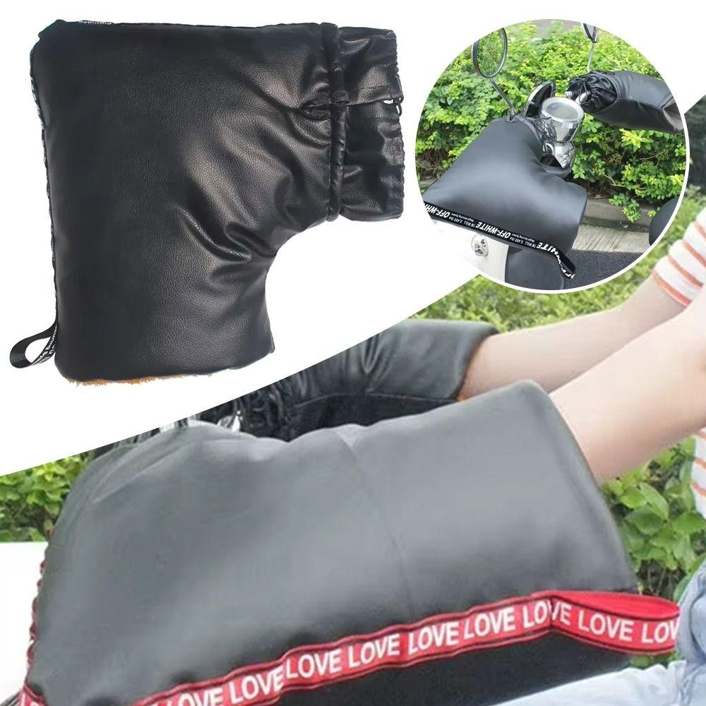 1 пара ПУ мотоциклетных рулей, толстые теплые чехлы для ручек, новые теплые перчатки, мотоциклетная часть