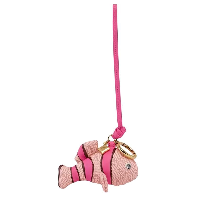 MCM Himmel Lauretos Artificial Leather Bag Charm Bag Accessory Women's Pink MXZFSAC03P6001