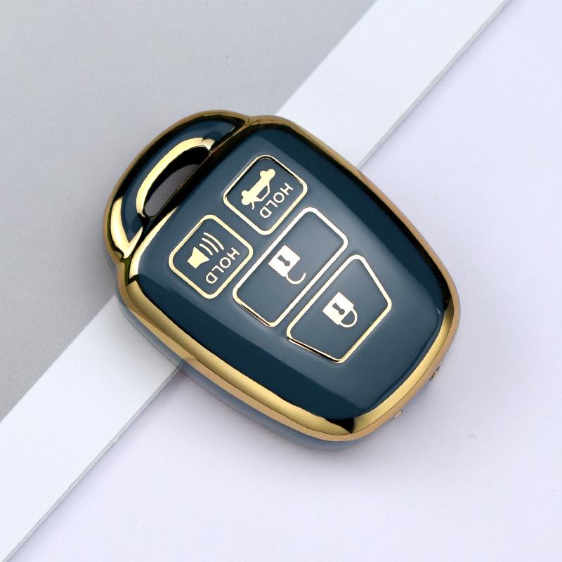2/3/4 кнопки для Toyota Aqua Ractis Vitz RAV4 HiAce Land Cruiser 2010-2019 автомобильный дистанционный ключ чехол чехол держатель брелок
