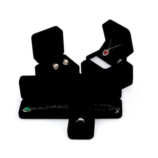 Velvet Presentation Jewelry Ring Necklace Bracelet Storage Display Box Case Gift