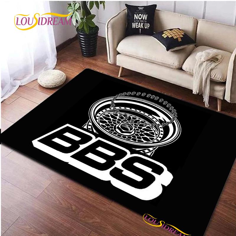 BBS Racing Carpet for Living Room Bedroom Rugs Kitchen Kids Door Unslip Floor Mats Birthday gift photography props Alfombra Rug