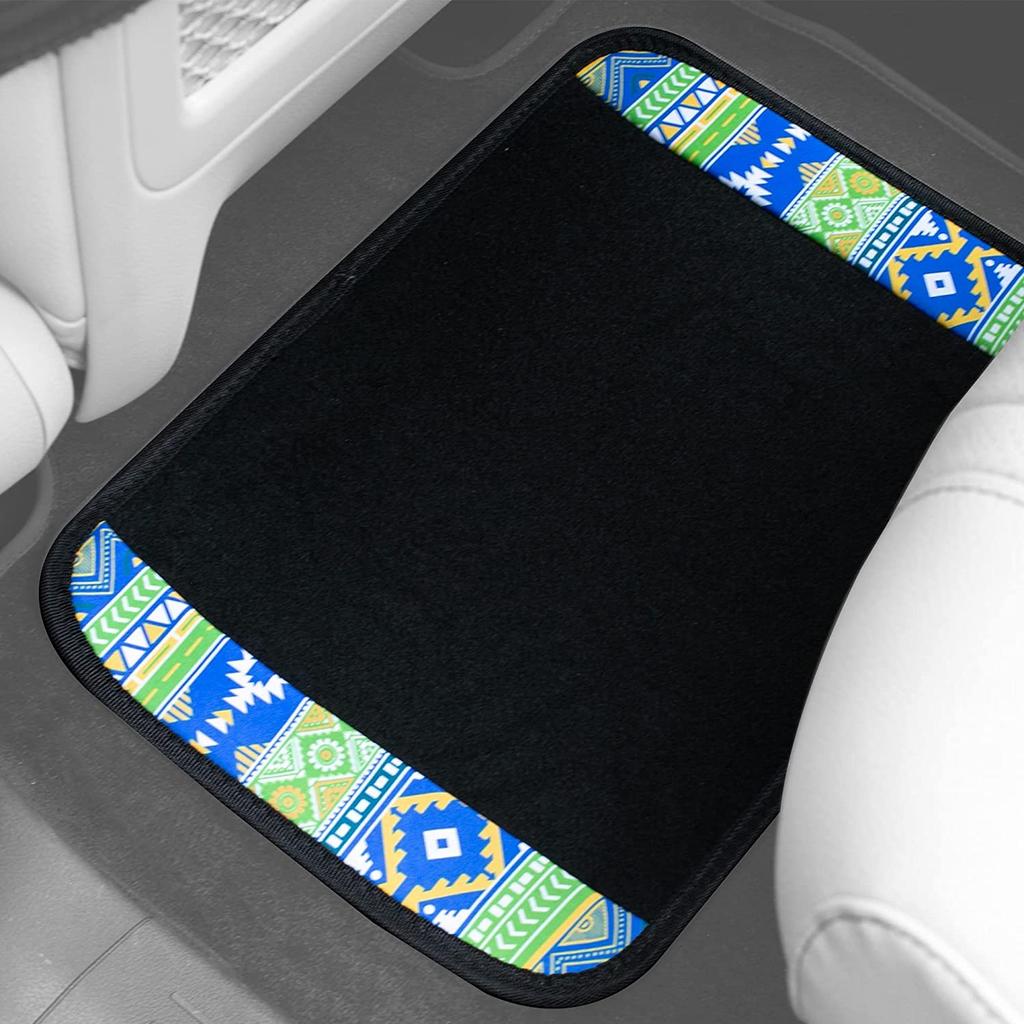 FH Group Group Green Car Floor Universal Mesa11 Southwestern Fits and 64 x 46 30 x 46 cm Imported from F14411MULTIGREEN (FH International) Mats, Fit,