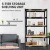 DayPlus Shelf 5 Tier Garage Shelving Heavy Duty Adjustable Storage Shelving Unit,386lbs Load Capacity Per Tier,150-200CM Height