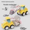 Детская инерционная строительная машина: Игрушечная модель маленького экскаватора