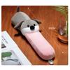 Cartoon Cute Long Tongue Puppy Design Portable Neck Pillow For Travel And Rest