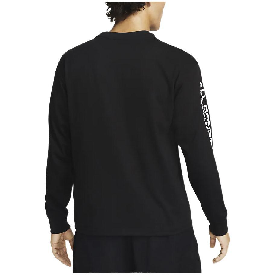 Nike ACG T Shirts Men's Black Crew Neck Moderate Straight Fit DV9662-010