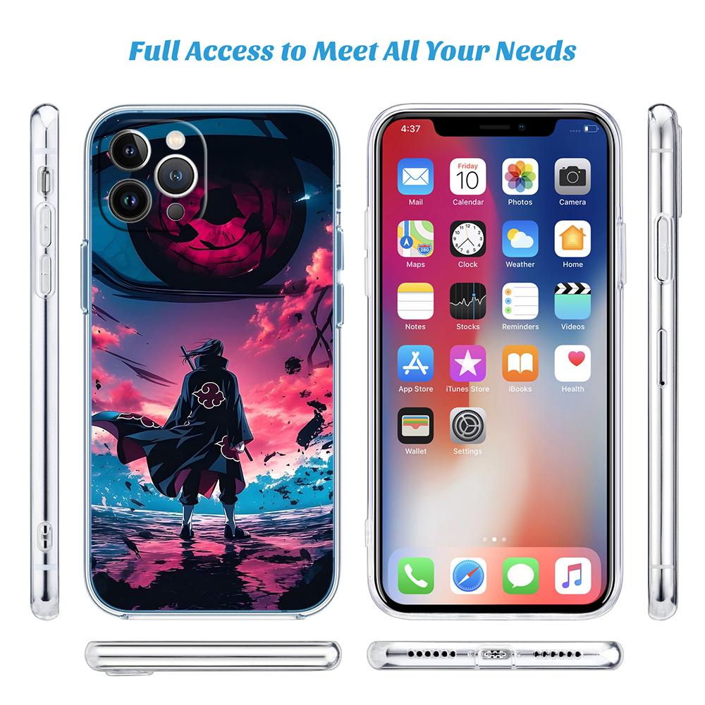 PP45 NARUTO Transparent Phone Case for Motorola Moto G40 G04 G05 One Ace Action  Fusion + Plus Hyper Macro Vision Zoom