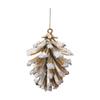 DIY Pine Cone Ornament Sparkling Christmas Tree Hanging Pine Cone  New Year Party