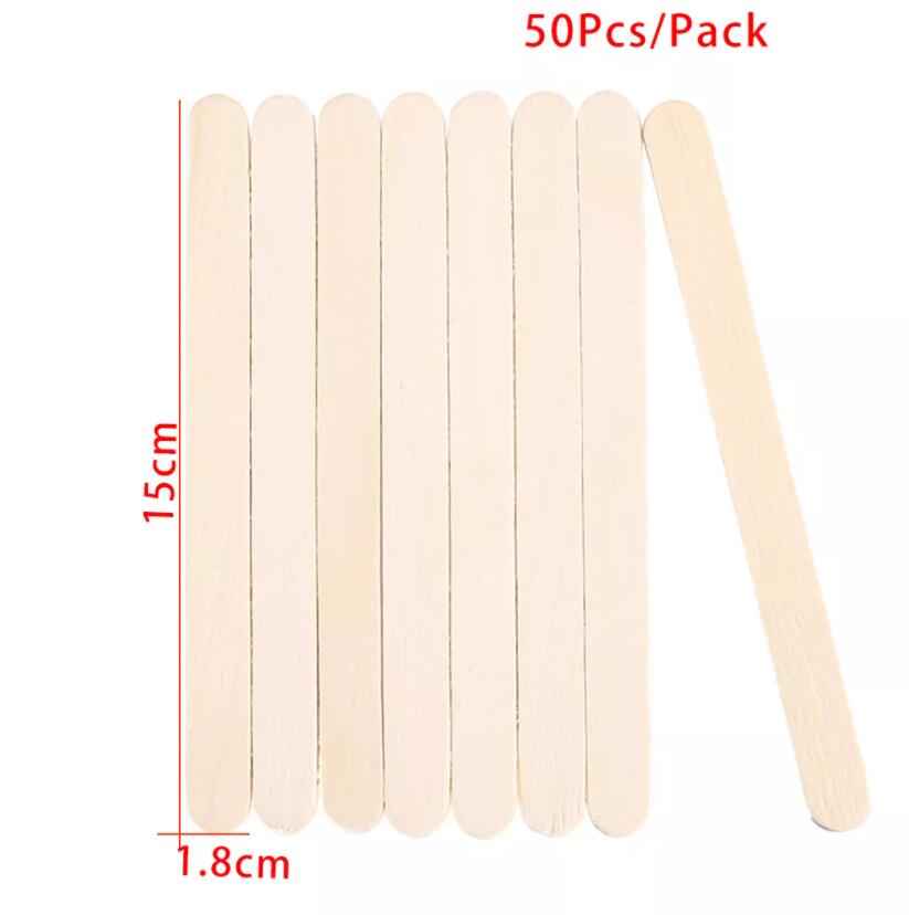 50-150Pcs Wooden Stirring Stick For Epoxy Resin Mold Popsicle Ice Cream Sticks Jewelry Making Handmade Craft Tools Supplies
