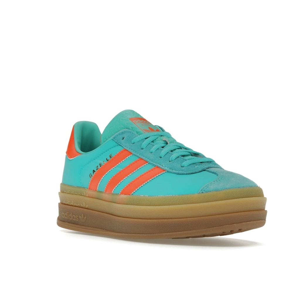 Adidas Кроссовки женские Gazelle Bold Mint Rush Impact Orange Teal IG4386
