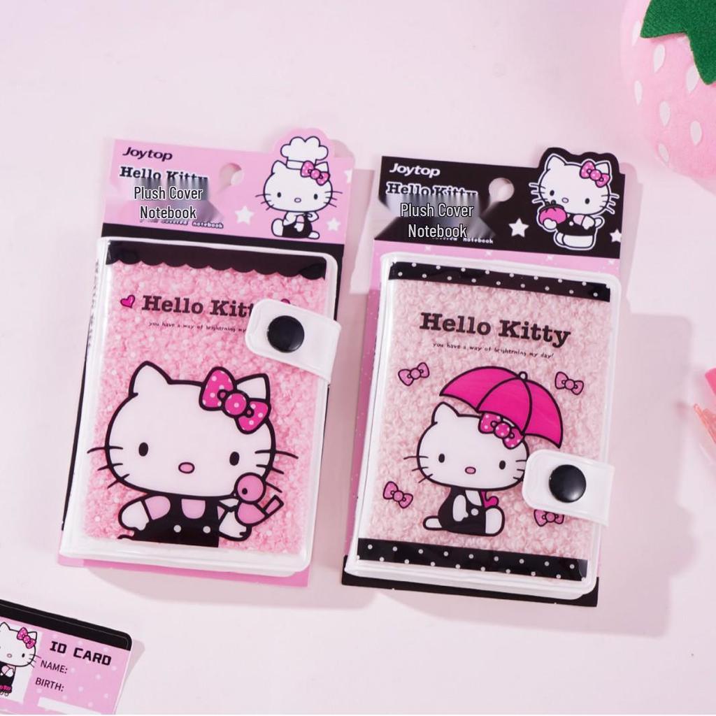 Милый Плюшевый Блокнот Hello Kitty - Милая Гелевая Обложка Студенческий Планировщик Дневник
