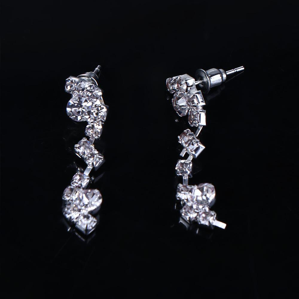 Necklace Necklace Earrings Set Crystal Bridal Set Bridal Jewelry Jewelry Set Wedding Accessories