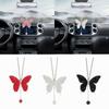 Diamond Butterfly Pendant Car Rearview Mirror View Mirror Hanging Pendant Quality Bag Pendant  Car