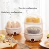 Автоматическая яйцеварка, яйцеварка большой емкости, одно-/двухслойная, 350 Вт, многофункциональная машина для приготовления вареных яиц на пару с заварным кремом