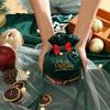 Christmas Decoration Crea-tivity Christmas Eve App-le Box Christmas Fruit Flannel Velvet Bag Bundle Mouth Handbag