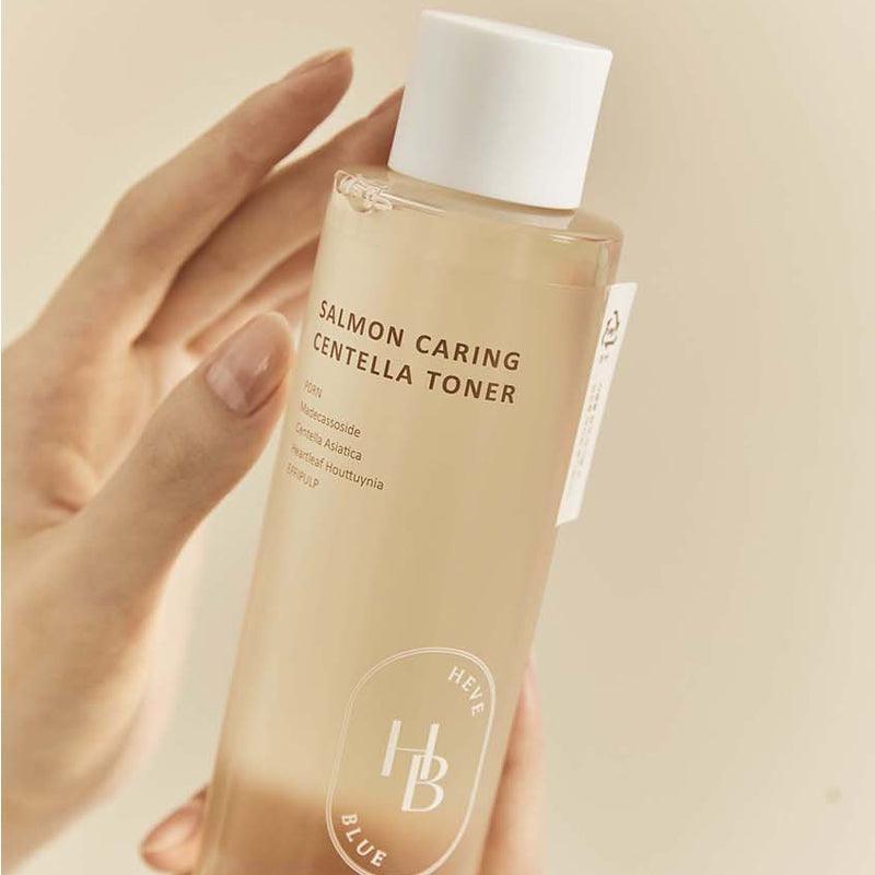 HEVE BLUE Тоник с центеллой Salmon Caring 200 мл