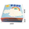 Children'S Felt Early Education Cloth Book 3D Three-Dimensional Rainbow Book Kindergarten Color Cartoon Felt Book Educational Toy Book