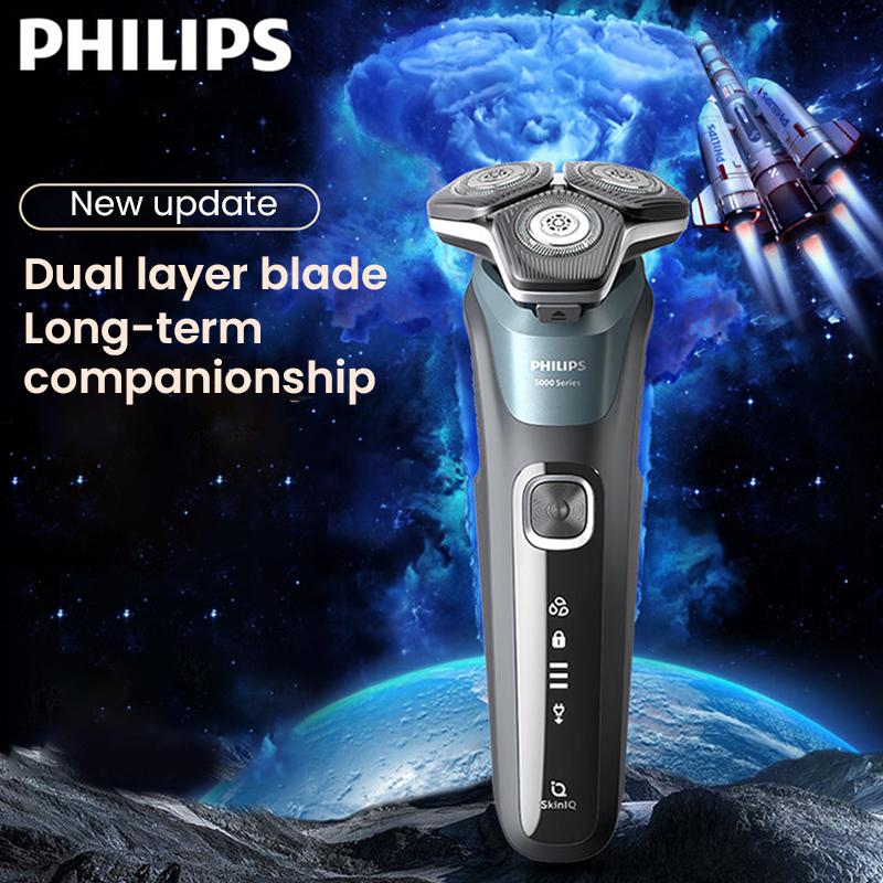 Philips Бритва с 3 головками S5832 Honeycomb Бритва 5-й серии для мытья тела, быстрая зарядка в течение 1 часа