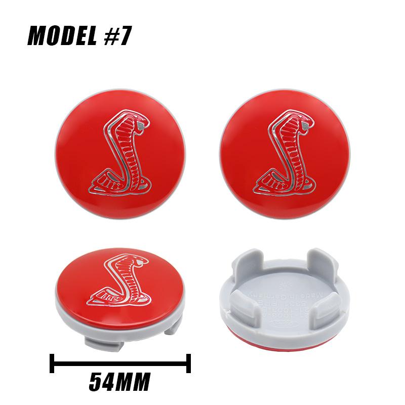 54mm 4pcs Car Wheel Center Hub Metal Emblem Cap Cover for Ford Focus 2 Mk3 F150 Mondeo C-Max Fusion Ranger Escort Explorer Kuga