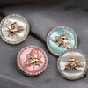 Luxury Three-dimensional Little Bee Buttons 18MM-25MM Round Shank Buttons Clothing Coat