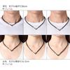 Colantotte TAO Necklace VEGA NEXT Classic Gold x Black M ABARK52M (43cm)