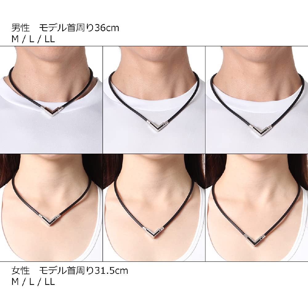 Colantotte TAO Necklace VEGA NEXT Classic Gold x Black M ABARK52M (43cm)