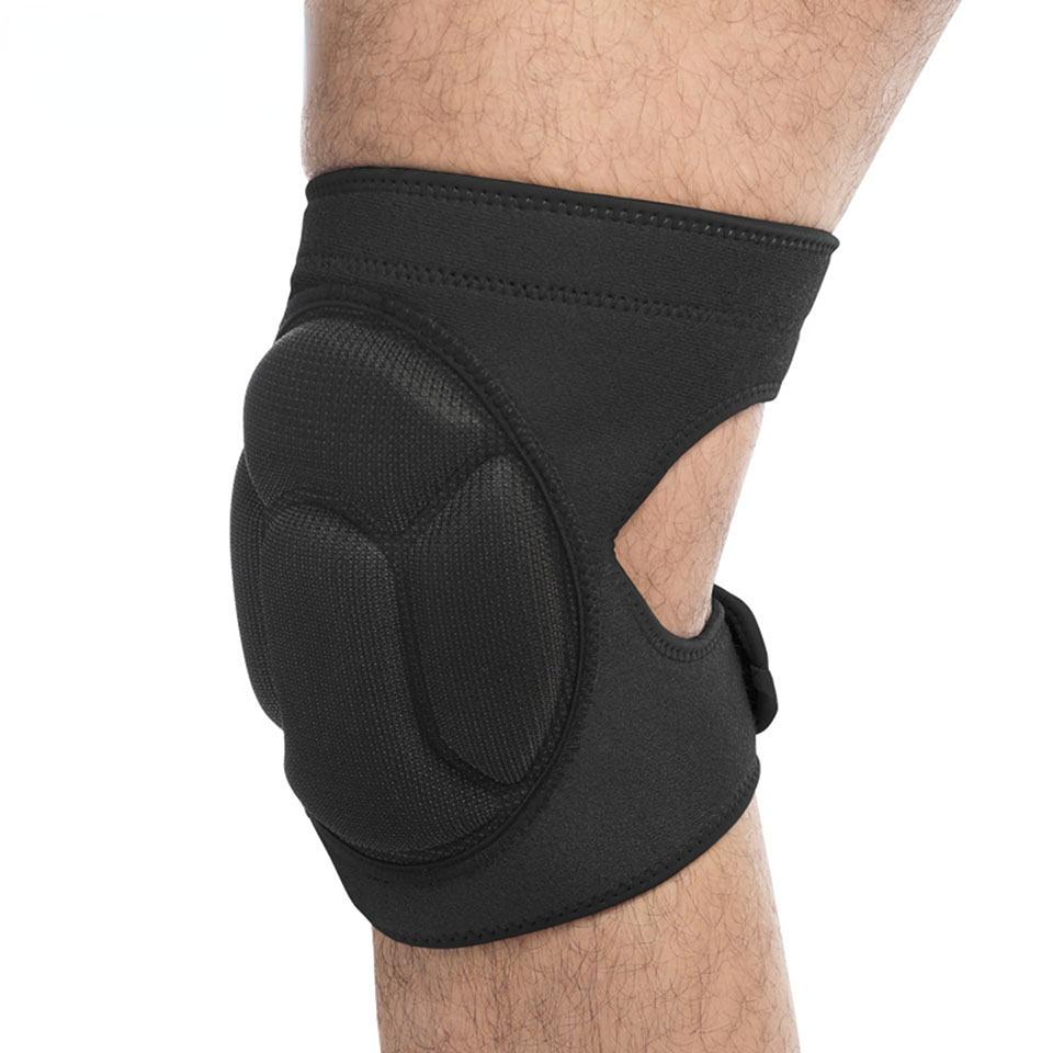 1 пара губок для футбола, волейбола, экстремальных видов спорта, наколенники, бандаж, поддержка утолщенных велосипедных наколенников, наколенники