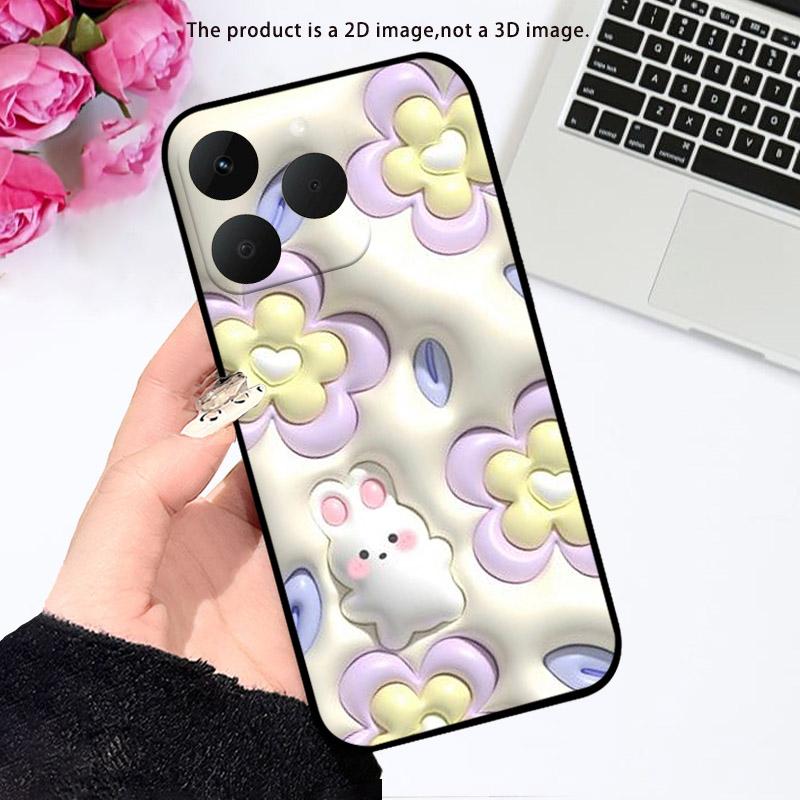 Ударопрочный чехол для телефона Realme 15T 5G, мягкая силиконовая задняя крышка из ТПУ, 15 T RMX5111 RMX5112 Funda, 6.57", защита камеры