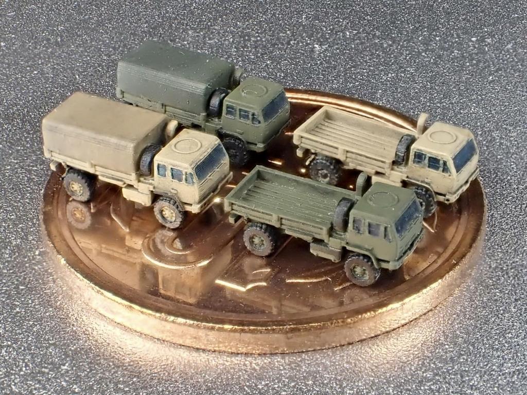 Firestarter Scale Современный набор грузовика M1078 Набор для 3D-принтера 1/700 США. FS-MUS22 (Военная техника)