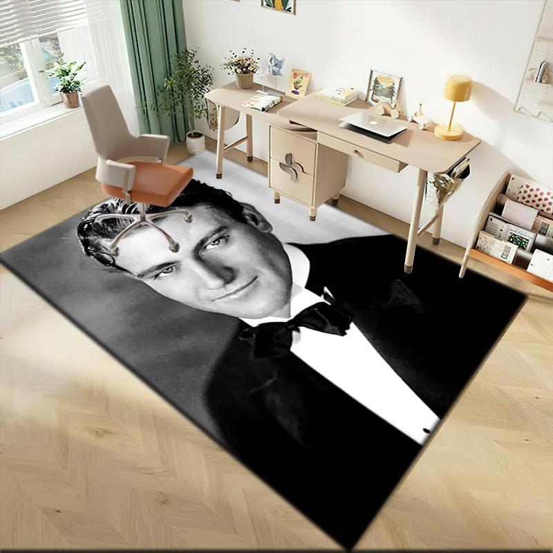 1pc John Wayne Carpet Rug for Living Room Bedroom Home Sofa Decoration,Kids play Non-slip Floor Mat
