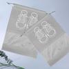 5Pcs Shoe Bags Printing Portable Drawstring Dust-proof Waterproof Storage Multi-Function Non-Woven Fabric