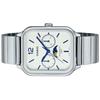 Casio Часы белые серебристые классические мужские - MTP-M305D-7AVDF циферблат, ремешок, серебристый,