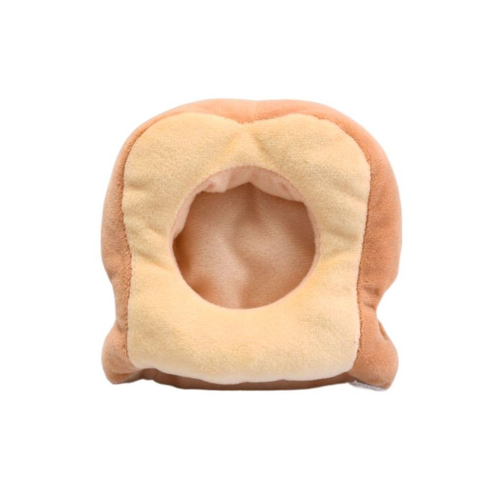 Bread Series Cartoon Plush Doll Kawaii Multicolor Frog Duck Bag Ornament Stuffed Keychain Hanging Fluffy Animal Pendant